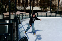 Ice Skating in Sculpture Garden
