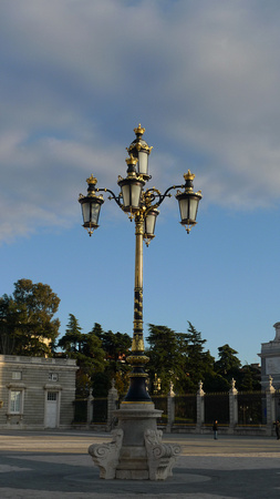 Lamp Post in Royal Palace Courtyard