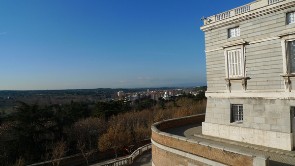 View from Palacio Real de Madrid (The Royal Palace of Madrid)