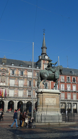 Statue of King Philip III in Plaza Mayor