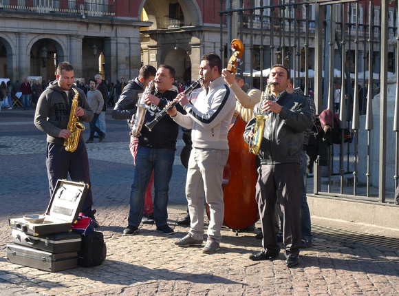 Street Musicians in Plaza Mayor