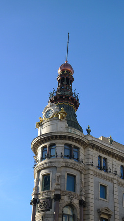 Top of BBVA building on Calle Alcala